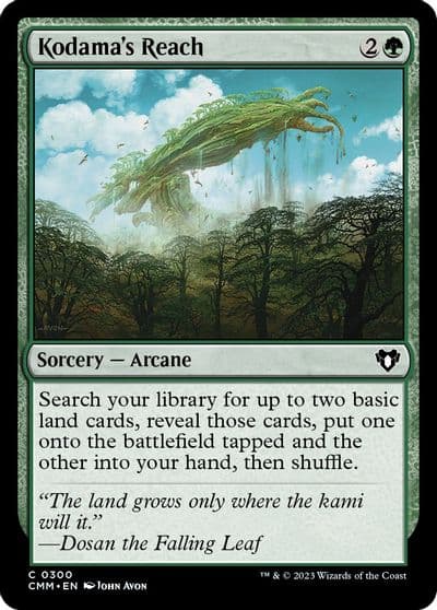 Kodamas Reach Commander Masters Magic card