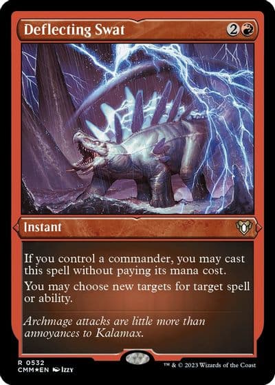 Deflecting Swat Foil Etched Commander Masters Magic card