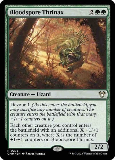Bloodspore Thrinax Commander Masters Magic card