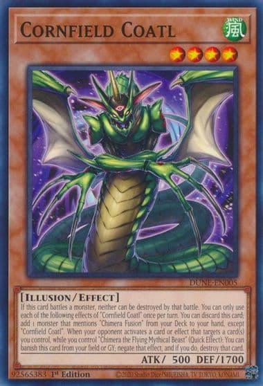 Cornfield Coatl Duelist Nexus Yu-Gi-Oh! card
