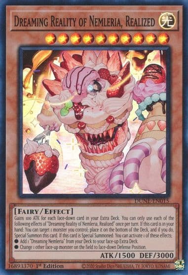 Dreaming Reality of Nemleria Realized Duelist Nexus Yu-Gi-Oh! card