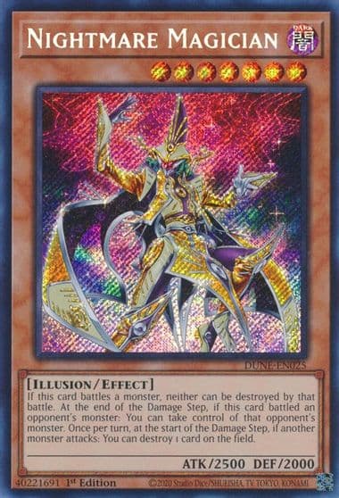 Nightmare Magician Duelist Nexus Yu-Gi-Oh! card