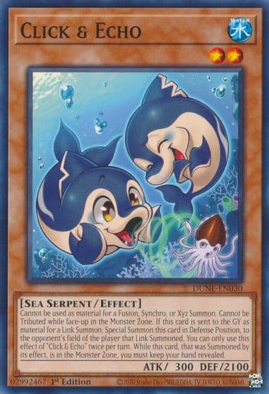 Click and Echo Duelist Nexus Yu-Gi-Oh! card