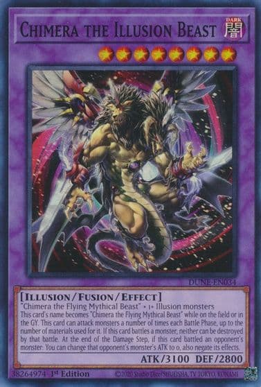 Chimera the Illusion Beast Duelist Nexus Yu-Gi-Oh! card