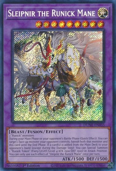 Sleipnir the Runick Mane Duelist Nexus Yu-Gi-Oh! card