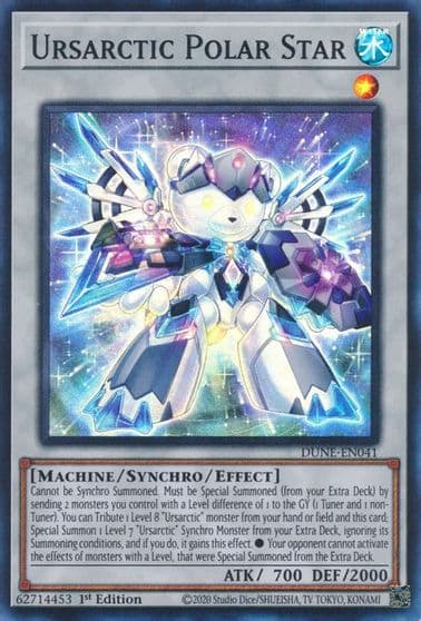 Ursarctic Polar Star Duelist Nexus Yu-Gi-Oh! card