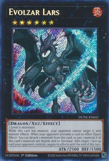 Evolzar Lars Duelist Nexus Yu-Gi-Oh! card