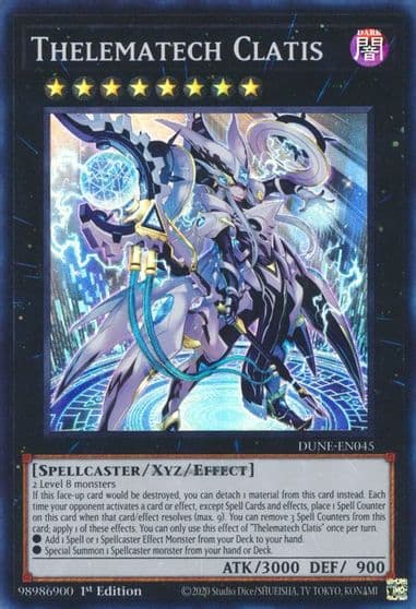 Thelematech Clatis Duelist Nexus Yu-Gi-Oh! card