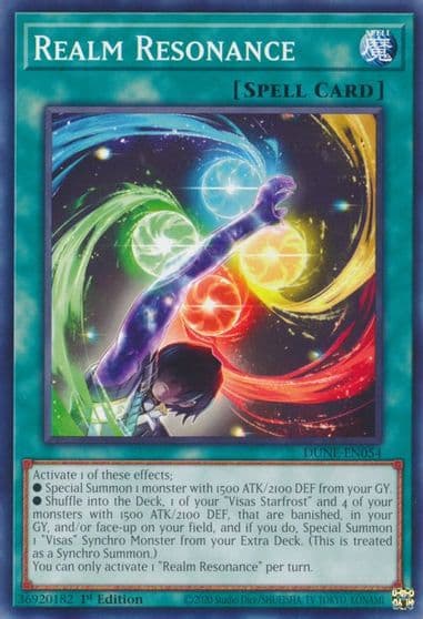 Realm Resonance Duelist Nexus Yu-Gi-Oh! card