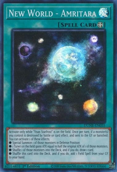 New World Amritara Duelist Nexus Yu-Gi-Oh! card