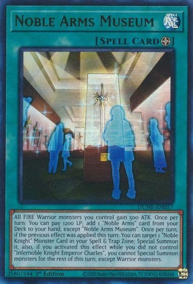 Noble Arms Museum Duelist Nexus Yu-Gi-Oh! card
