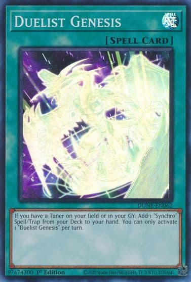Duelist Genesis Duelist Nexus Yu-Gi-Oh! card