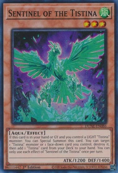 Sentinel of the Tistina Duelist Nexus Yu-Gi-Oh! card