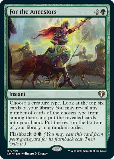 For the Ancestors Commander Masters Magic card