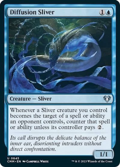 Diffusion Sliver Commander Masters Magic card