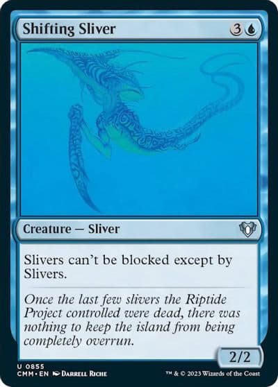 Shifting Sliver Commander Masters Magic card