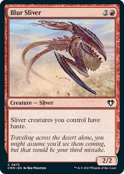 Blur Sliver Commander Masters Magic card