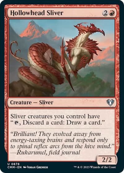 Hollowhead Sliver Commander Masters Magic card