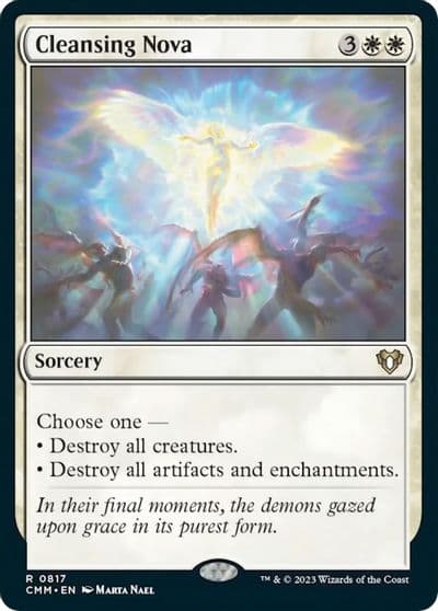 Cleansing Nova Commander Masters Magic card