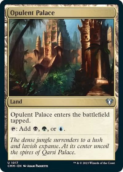 Opulent Palace Commander Masters Magic card