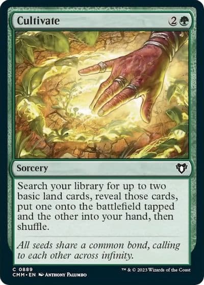 Cultivate Commander Masters Magic card