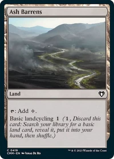 Ash Barrens Commander Masters Magic card