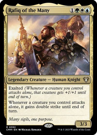 Rafiq of the Many Commander Masters Magic card