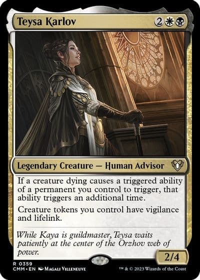 Teysa Karlov Commander Masters Magic card