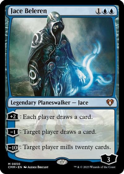 Jace Beleren Commander Masters Magic card