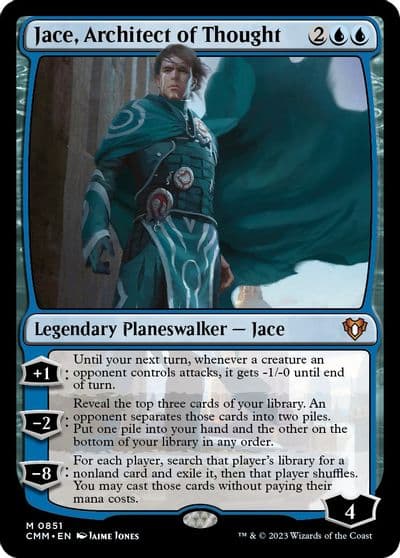 Jace Architect of Thought Commander Masters Magic card