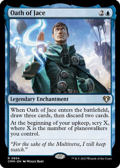 Oath of Jace Commander Masters Magic card