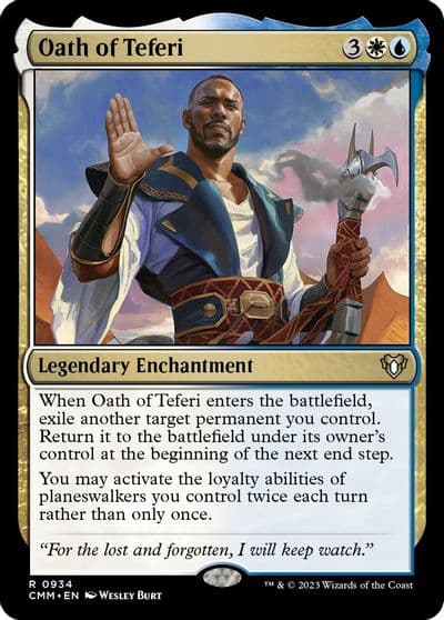 Oath of Teferi Commander Masters Magic card