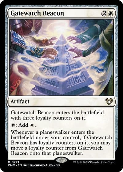 Gatewatch Beacon Commander Masters Magic card