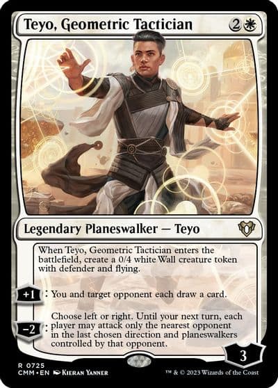 Teyo Geometric Tactician Commander Masters Magic card