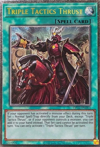 Triple Tactics Thrust UTR OTS Tournament Pack 22 Yu-Gi-Oh! card