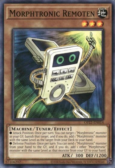 Morphtronic Remoten OTS Tournament Pack 22 Yu-Gi-Oh! card
