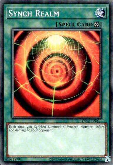 Synch Realm OTS Tournament Pack 22 Yu-Gi-Oh! card