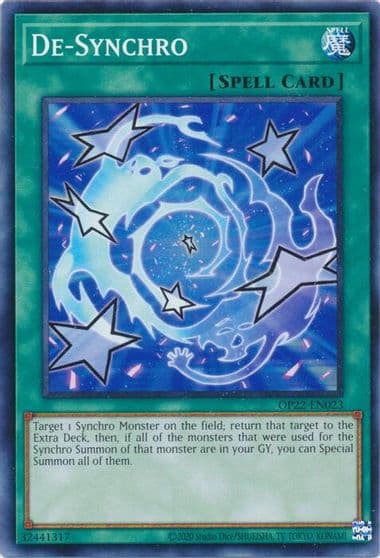 De Synchro OTS Tournament Pack 22 Yu-Gi-Oh! card