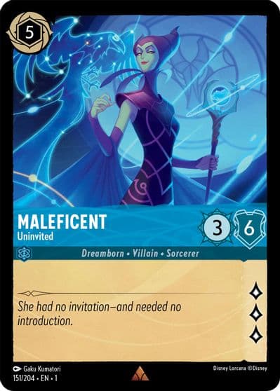 Maleficent Uninvited The First Chapter Lorcana card