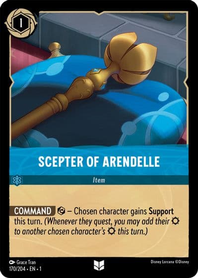 Scepter of Arendelle The First Chapter Lorcana card