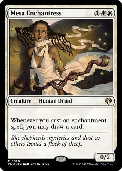 Mesa Enchantress Commander Masters Magic card