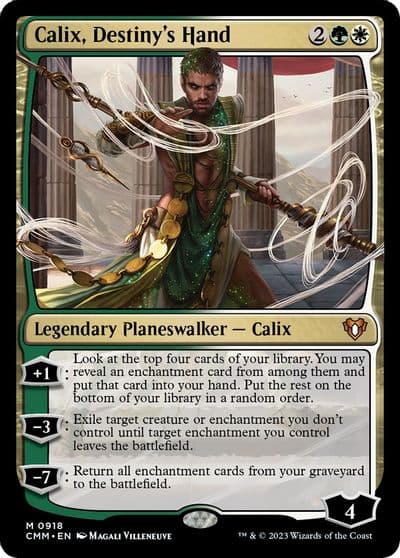 Calix Destinys Hand Commander Masters Magic card