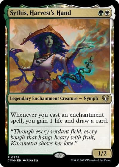 Sythis Harvests Hand Commander Masters Magic card
