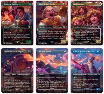 Bilbos Birthday Party Scene Set of 6 Universes Beyond: The Lord of the Rings: Tales of Middle-earth Magic card