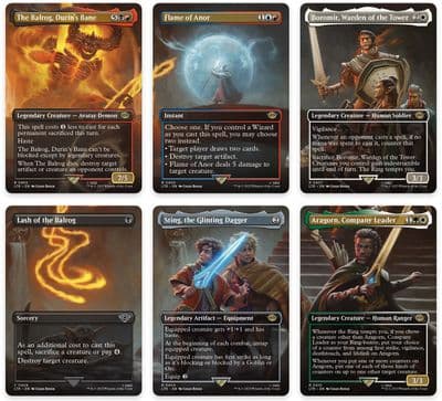 Bridge of Khazad dum Scene Set of 6 Universes Beyond: The Lord of the Rings: Tales of Middle-earth Magic card