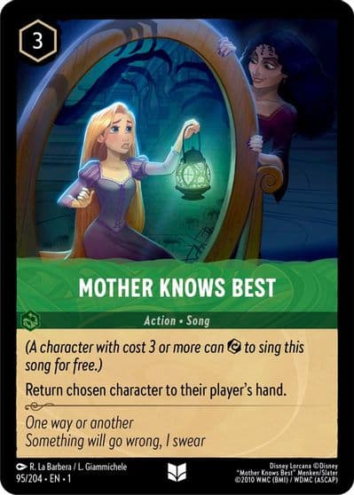 Mother Knows Best The First Chapter Lorcana card
