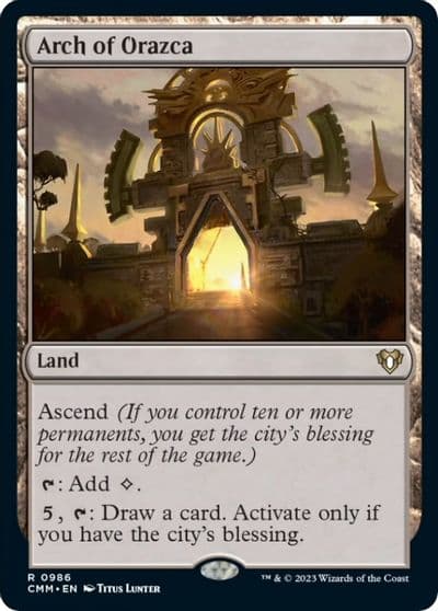 Arch of Orazca Commander Masters Magic card