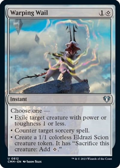 Warping Wail Commander Masters Magic card
