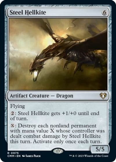 Steel Hellkite Commander Masters Magic card