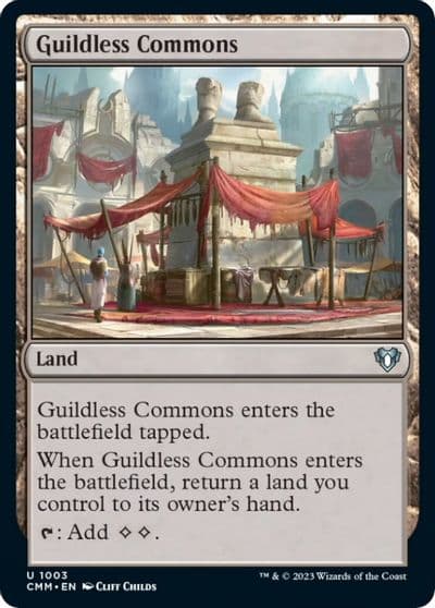 Guildless Commons Commander Masters Magic card
